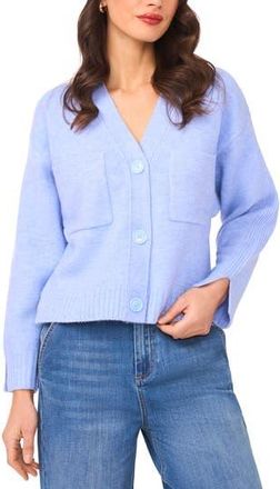 Parker V-Neck Crop Cardigan in Marine Blue at Nordstrom Rack, Size X-Large