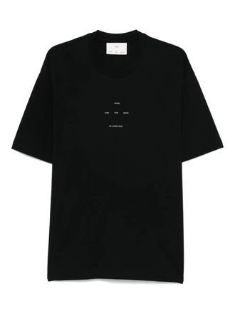 【関税込み】Song for the Mute ブラック Binary Code Tシャツ Black 'SFTM Sponsor' T-Shirt by Song for the Mute on Sale
