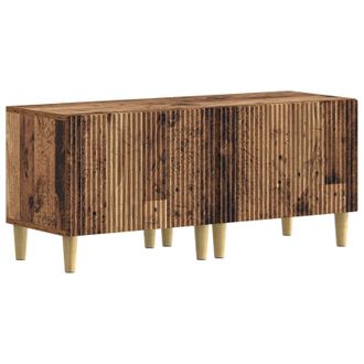 vidaXL Mueble De Tv Madera Envejecida Madera De Ingenier&iacute;a Vidaxl
