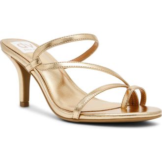Dolce Vita Carlota Sandal in Gold Shiny at Nordstrom Rack, Size 9.5
