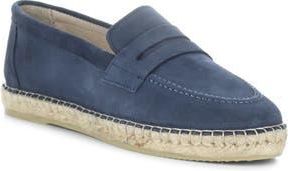 FLY London Loafer Espadrille Sneaker in Jeans Suede at Nordstrom Rack, Size 10-10.5Us / 41Eu