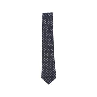 Canali Geometric-pattern Silk Tie