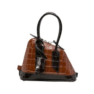 The Attico La Passeggiata Mini Bag - Bags - Mujer - Marr&oacute;n - ONE SIZE