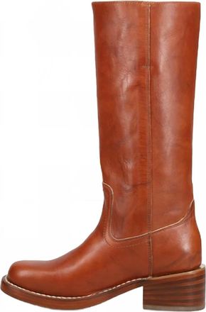 Frye Womens Campus 14L Tall Boots In Saddle