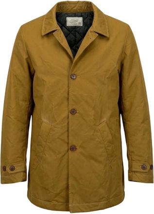 Bl'ker Waxed Holmes Military Coat - Heren - Mantel - Bruin - XL - Katoen - Jassen