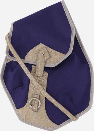 Kiko Kostadinov Solva Pouch Navy Blue / Green Khaki