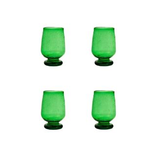 BITOSSI HOME Set Glasses Cup Glass H.10 Green