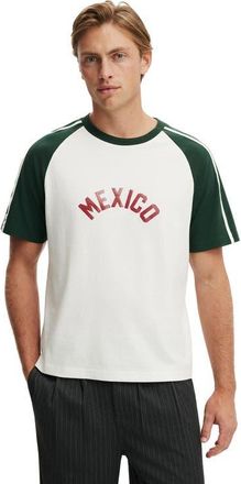 Cotton On Mens Everyday Fit Graphic T-Shirt in Vintage White Mexico 10 at Nordstrom, Size X-Large