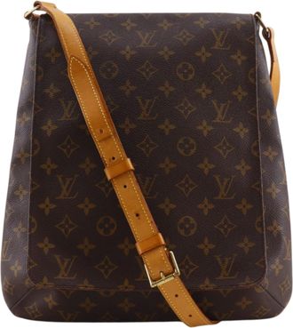 Louis Vuitton Musette Salsa Monogram Canvas Brown Canvas Handbag (Pre-Owned)