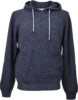 Brunello Cucinelli Hombre, Sudaderas, Azul, Talla: S
