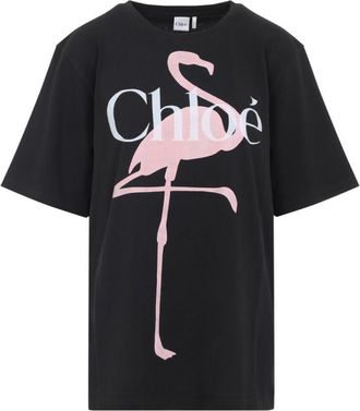 Chlo&eacute; Black Logo T-Shirt