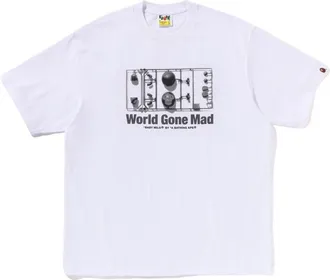 A Bathing Ape Baby Milo Figure Relaxed Fit Tee White 2K80-110-304-WHITE