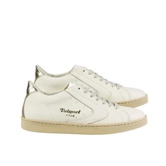 Valsport Sneakers, female, White, Size: 9 US Padded Tongue Bianco Oro Sneakers