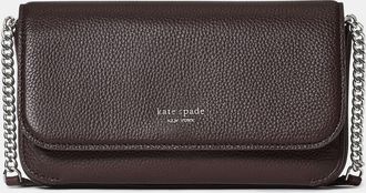 Kate Spade New York Ava Pebbled Leather Flap Chain Wallet