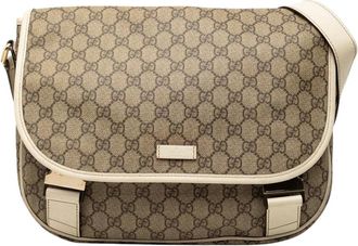 Gucci Pre-owned Cross Body Bags, female, Brown, Size: ONE SIZE Pre-owned Messenger Bag