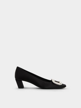 Roger Vivier Belle Vivier Pumps in satin