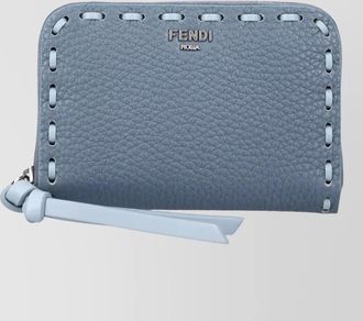 Fendi peekaboo mini selleria zip around wallet