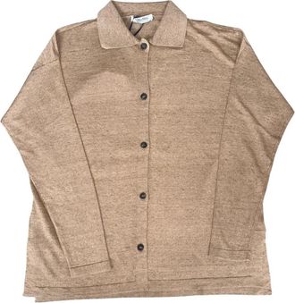 Max Mara Smmorigine 160011 Shirt - Dames - Overhemden - Beige - S - Overhemden