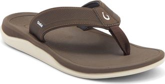 Olukai Ahi Kai Flip Flop in Dark Java /Dark Java at Nordstrom, Size 10