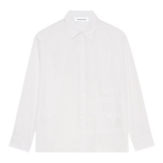 Études Studio Casual Shirts, male, White, M, Oversize Patch Shirt