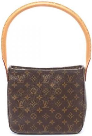 Louis Vuitton Pre-owned Looping MM Monogram Schoudertas - Dames - Vintage Schoudertas - Bruin - ONE Size - Leer - Vintage