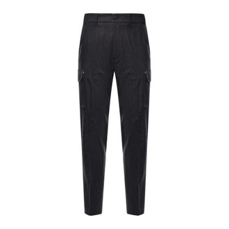 Eleventy Pantalones rectos - Trousers - Hombre - Negro - XL