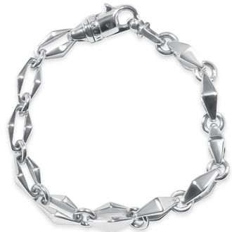 Pompeii3 Mens Link 14k Gold (51gram) or Platinum (82gram) 8.5mm Bracelet 8.5