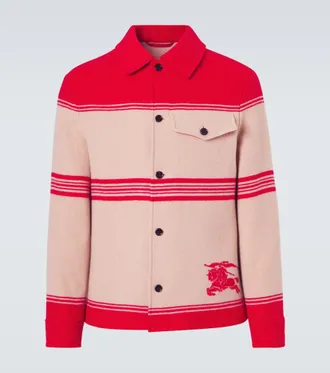 Burberry Chaqueta en mezcla de lana con EKD