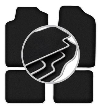 OEM Alfombrillas Carlux-silver Para Chrysler Sebring I Descapotable, Sed&aacute;n (1995-2001)