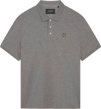 Lyle & Scott Gewoon poloshirt in Grijs