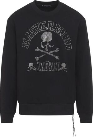 MASTERMIND WORLD Felpa con Cristalli Swarovski (Teschio) - - Sweatshirts & Hoodies - Uomo - Nero - M