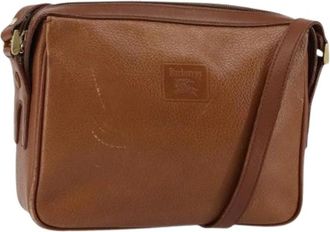 Burberry Pre-owned Leren Schoudertas - Dames - Vintage Schoudertas - Bruin - ONE Size - Leer - Vintage