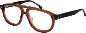 Lozza Brown Cellulose Acetate Glasses Mens (Frames)