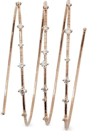 Mattia Cielo 18kt roségouden armband met diamanten sterren