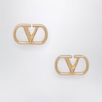 Valentino VLogo Signature earrings in gold-tone metal