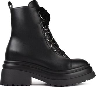 L37 Lace-up Boots - Dames - Veterlaarzen - Zwart - 36 EU - Schoenen