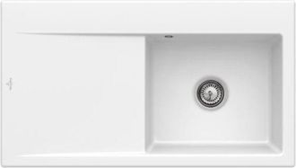 Villeroy & Boch Fregadero 1 Seno Con Desag&uuml;e Autom&aacute;tico Villeroy Et Boch Subway 50 Piedra Plana Cer&aacute;mica Blanca Plus