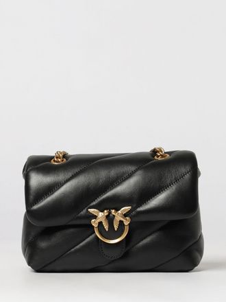 Pinko Classic Love Bag Puff Matelass&eacute; Nappa Mini Shoulder Bag with Logo