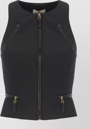 Elisabetta Franchi sleeveless crepe top