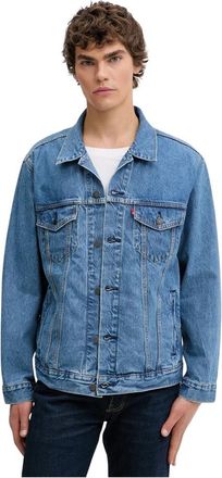 Levi's Relaxed Trucker Jacket - Heren - Spijkerjassen - Blauw - M - Katoen - Jassen