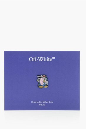 Off-white Enamelled Metal Lace Charm CAT size One Size