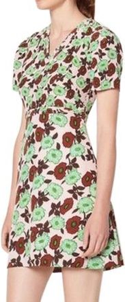 Sandro Floral Print multicolored Dress Size S
