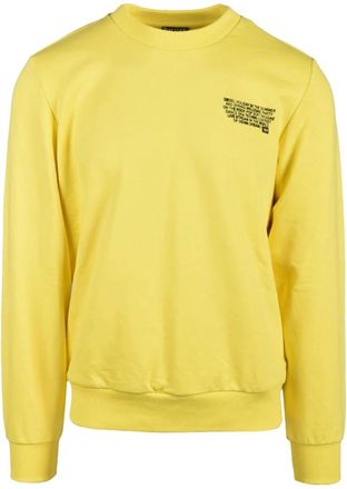 Diesel Felpa - Heren - Sweatshirts - Geel - S - Katoen - Hoodies & sweatvesten