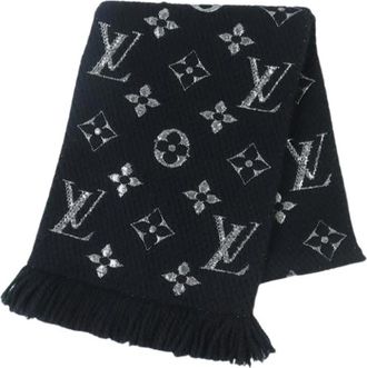 Louis Vuitton Pre-owned Monogram Stole - Dames - Vintage Accessoires - Zwart - ONE Size - Wol - Vintage
