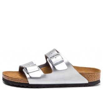 Birkenstock Arizona Birko-Flor Narrow Fit Sandals Silver 1012283