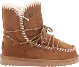 Warmbat Waturra Laarzen - Dames - Schoenen - Bruin - Maat: 41 EU Wol