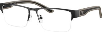 Emporio Armani 0Ea 1182 - unisex - Brillen - Zwart - 55 MM - Accessoires