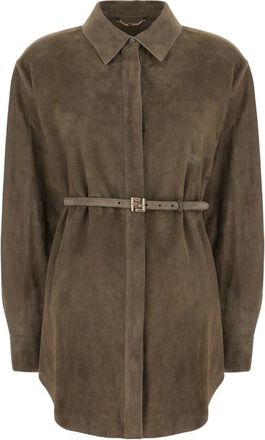 Fendi Mujer, Blusas y Camisas, Verde, Talla: L
