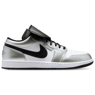 Nike Jordan Mens Air 1 Low SE - Shoes White/Black/White Size 10.0