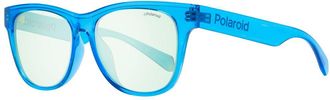 Polaroid Blauwe Plastic Zonnebril